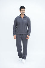 Grey Quarter Zipper
