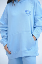 Blue Hoodie Co ord - women