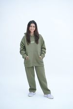 Olive Green Hoodie Co-Ord Set