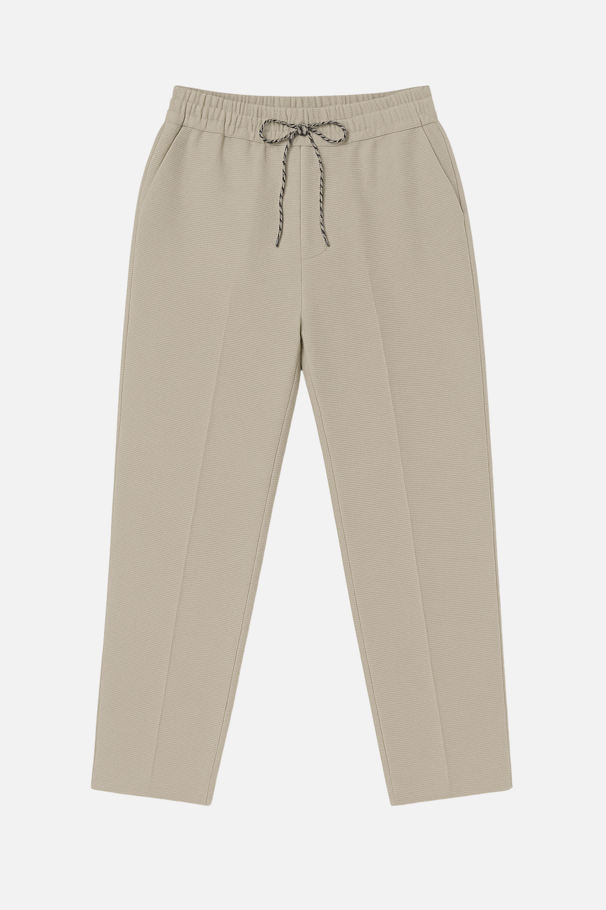 Urban Textured Trouser – Beige