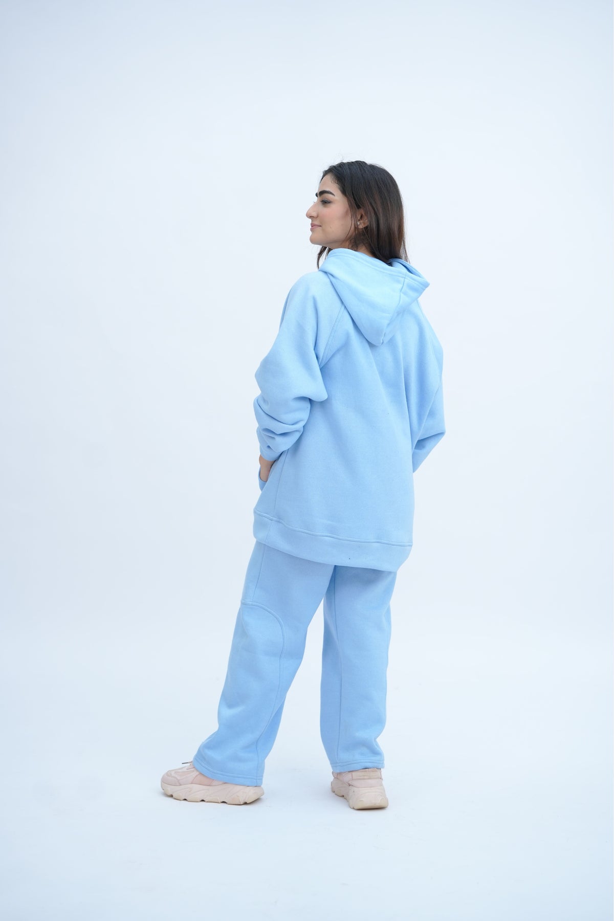 Blue Hoodie Co ord - women