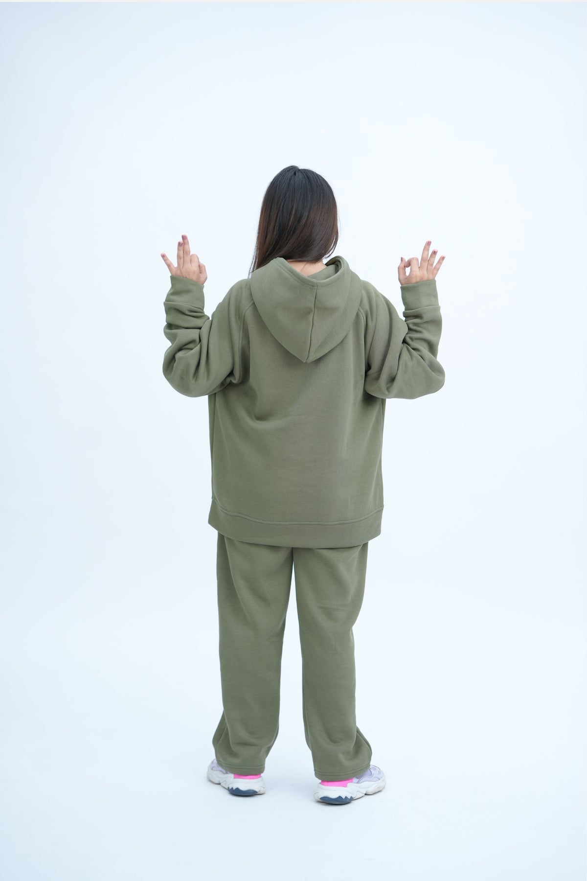 Olive Green Hoodie Co-Ord Set