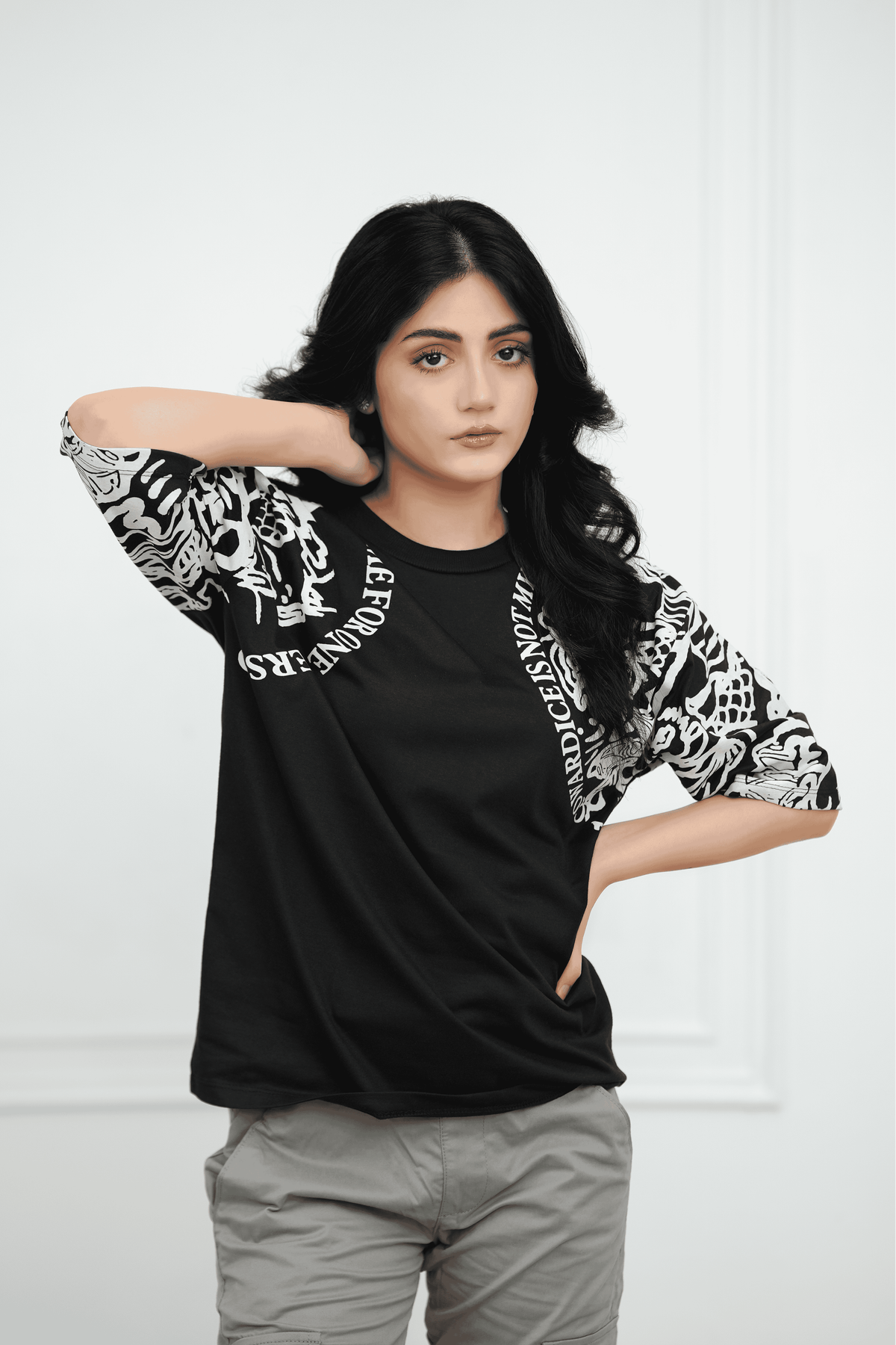 No Fame Black Tee