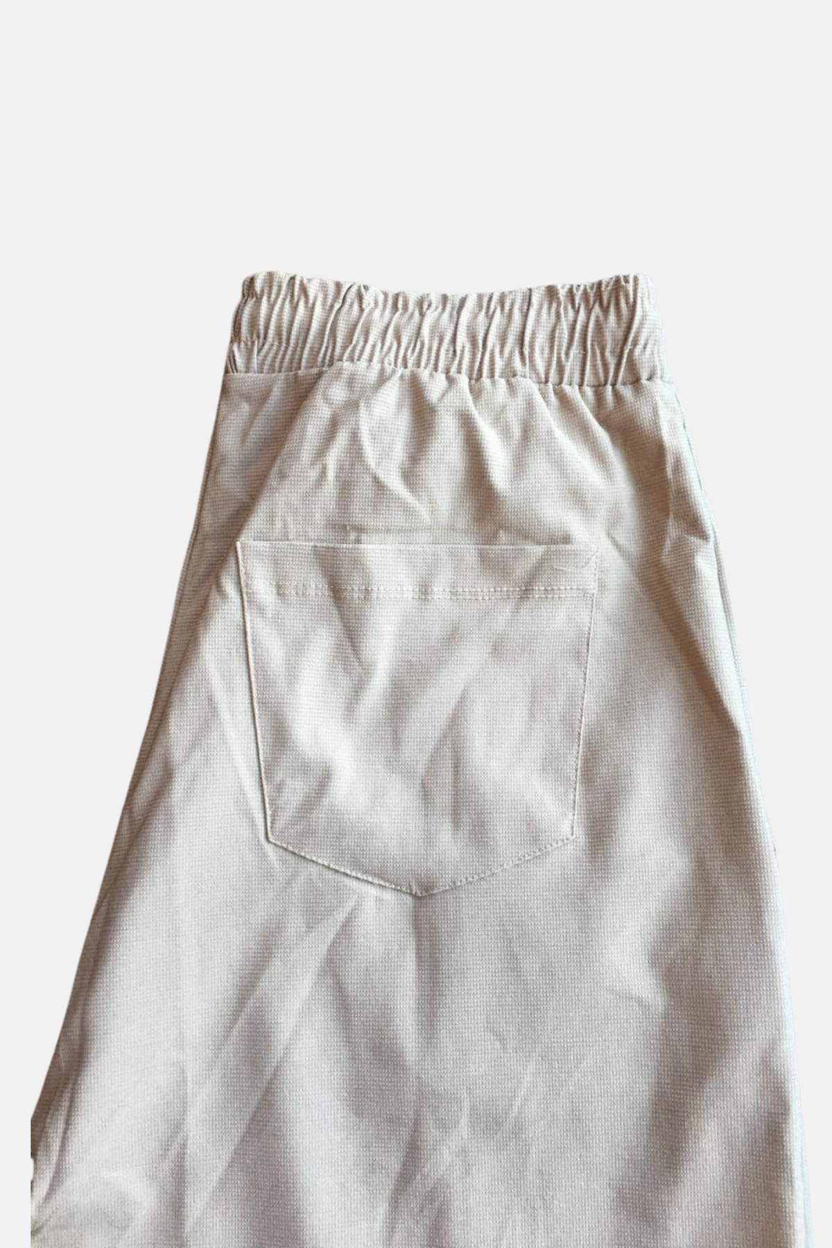 Urban Textured Trouser – Beige