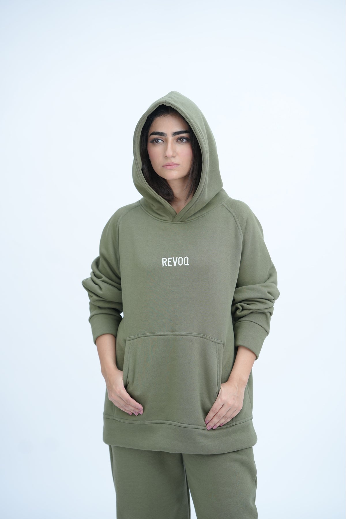 Olive Green Hoodie Co-Ord Set