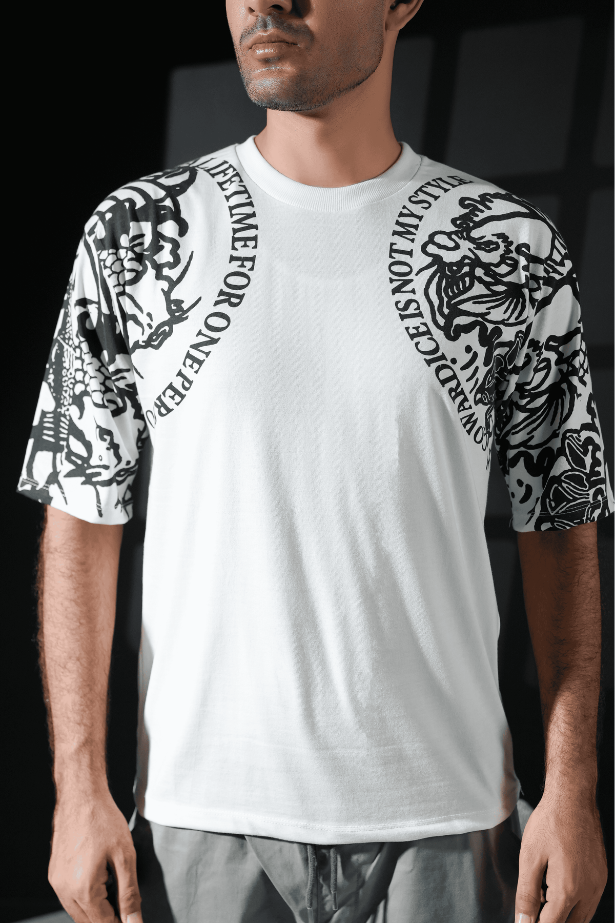 No Fame White Tee