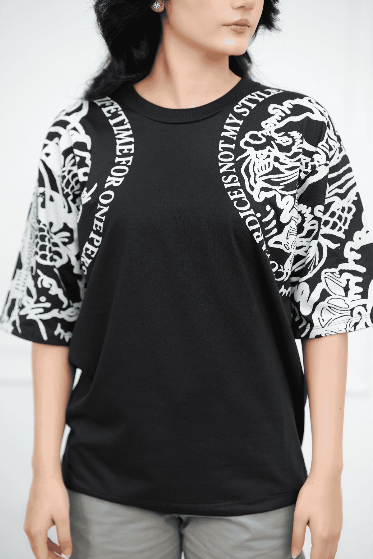 No Fame Black Tee
