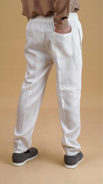 White Linen Trousers