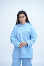 Blue Hoodie Co ord - women