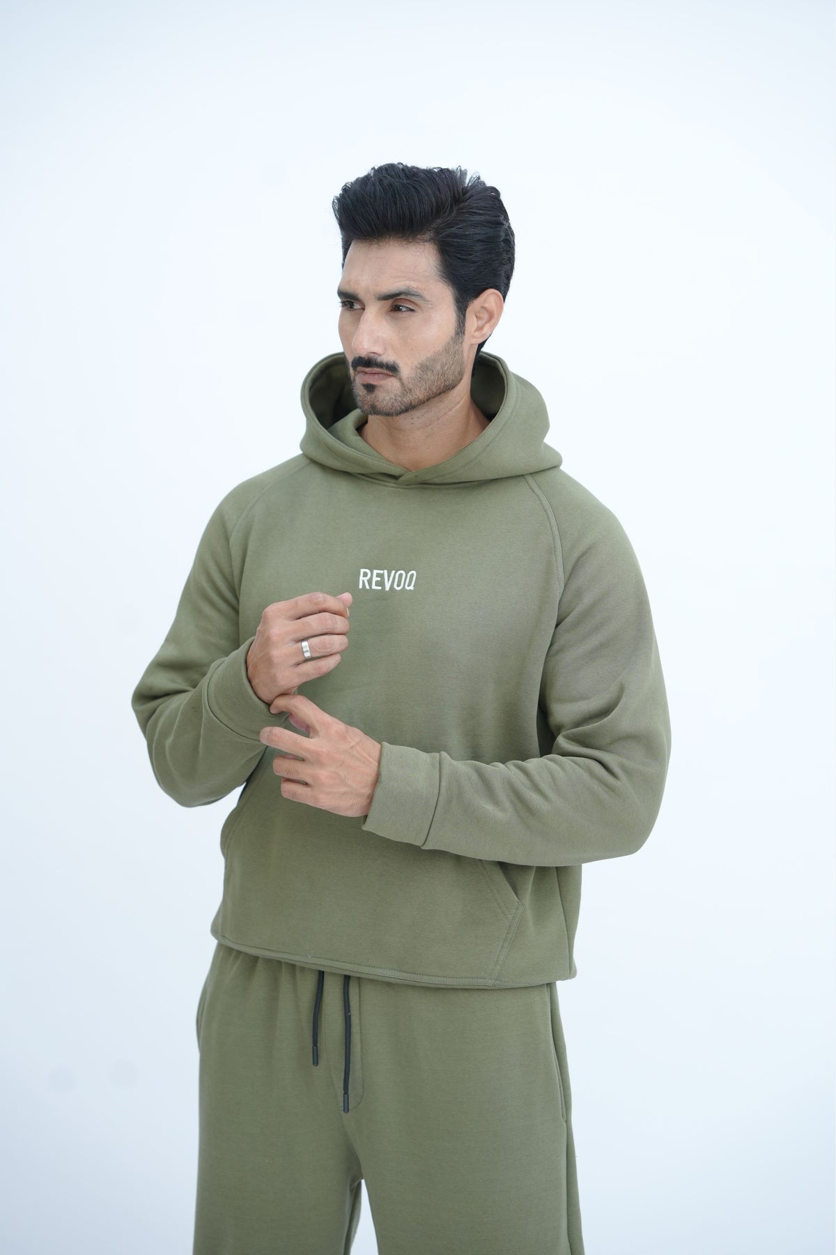 Olive Green Hoodie Co-Ord Set