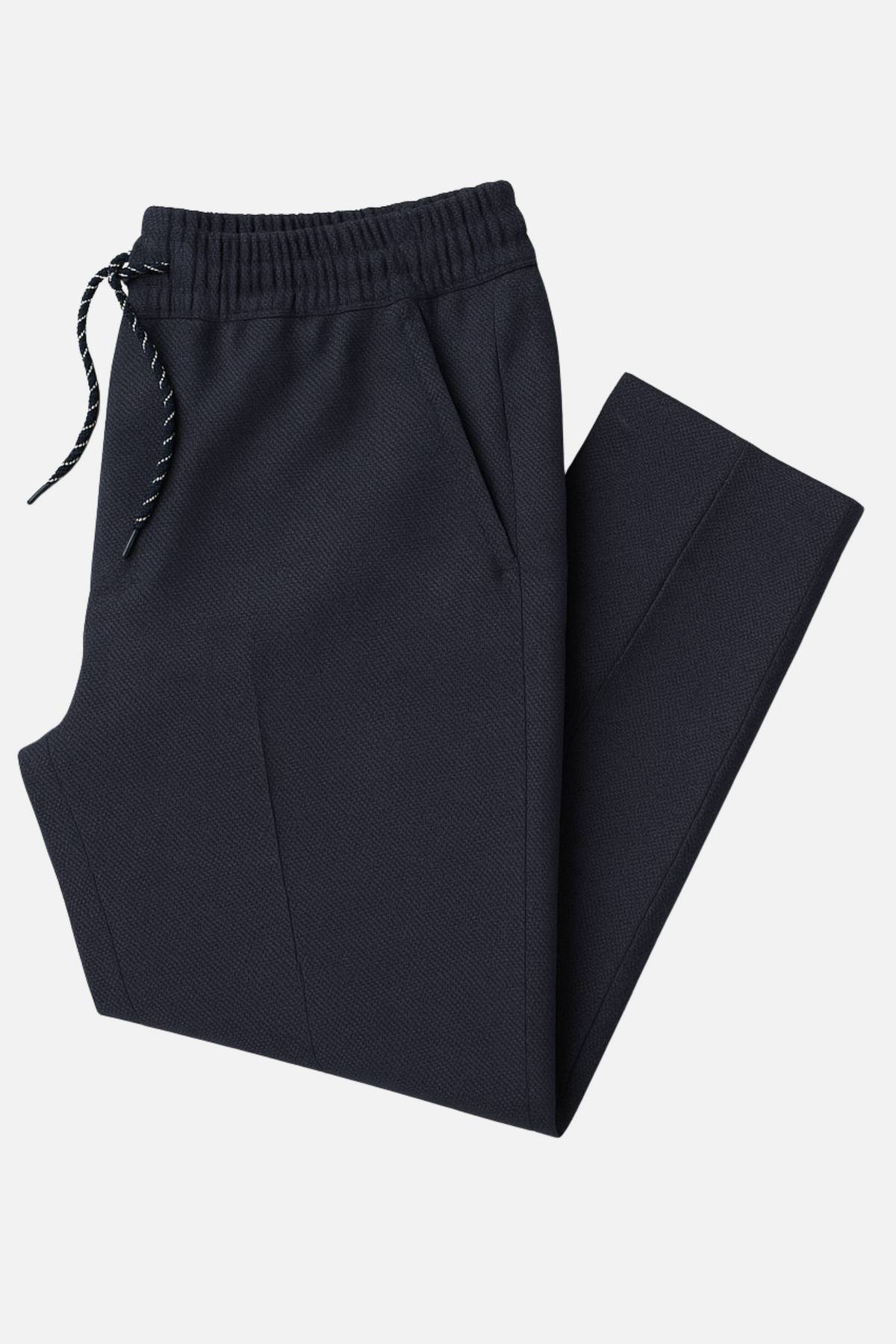 Urban Textured Trouser – Charcoal