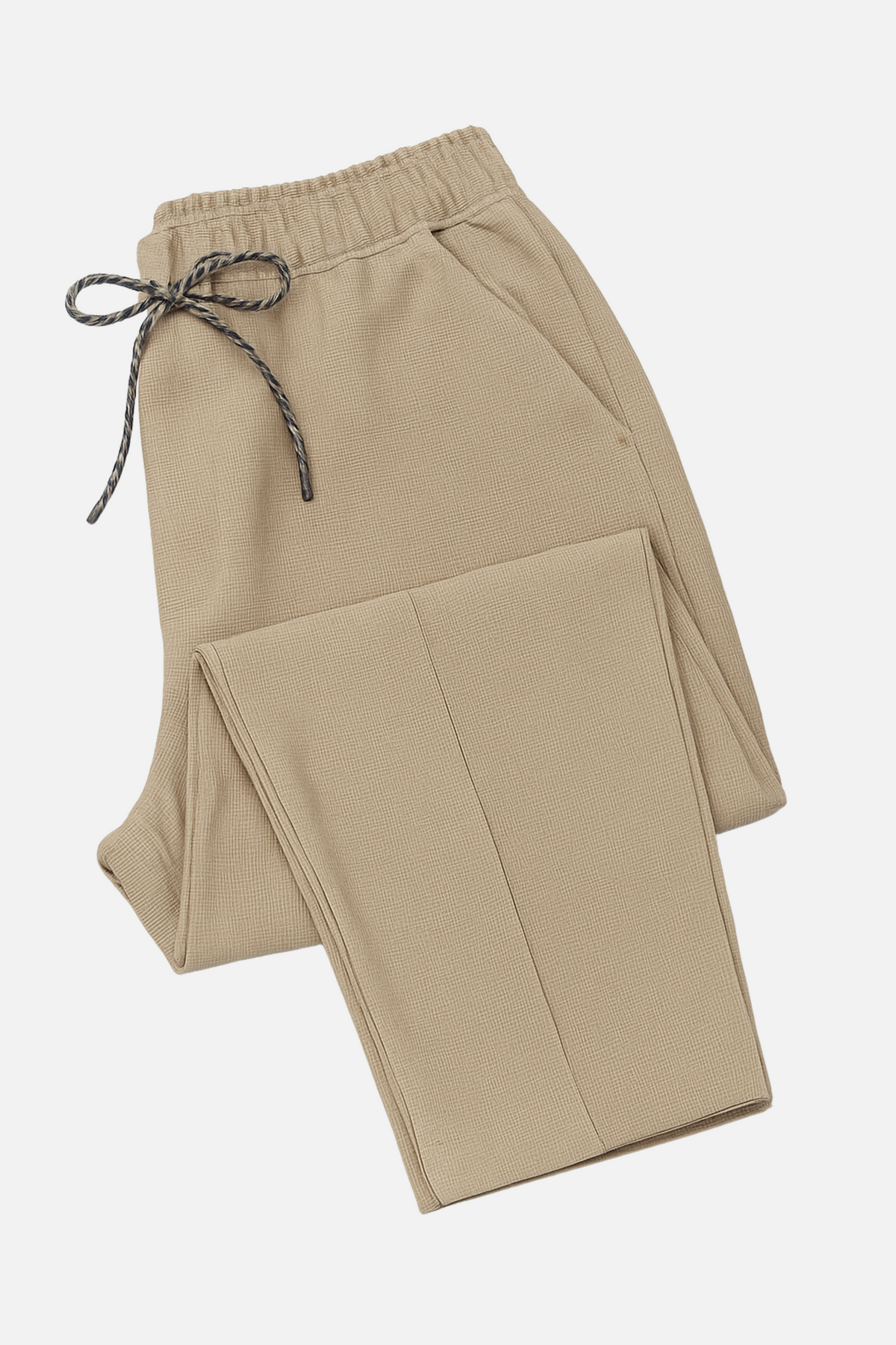 Urban Textured Trouser – Beige