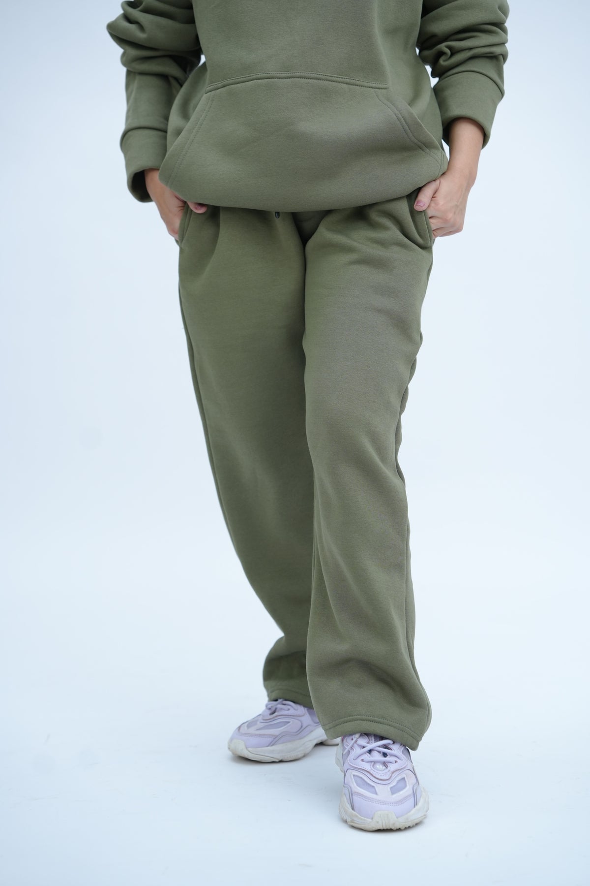 Olive Green Hoodie Co-Ord Set