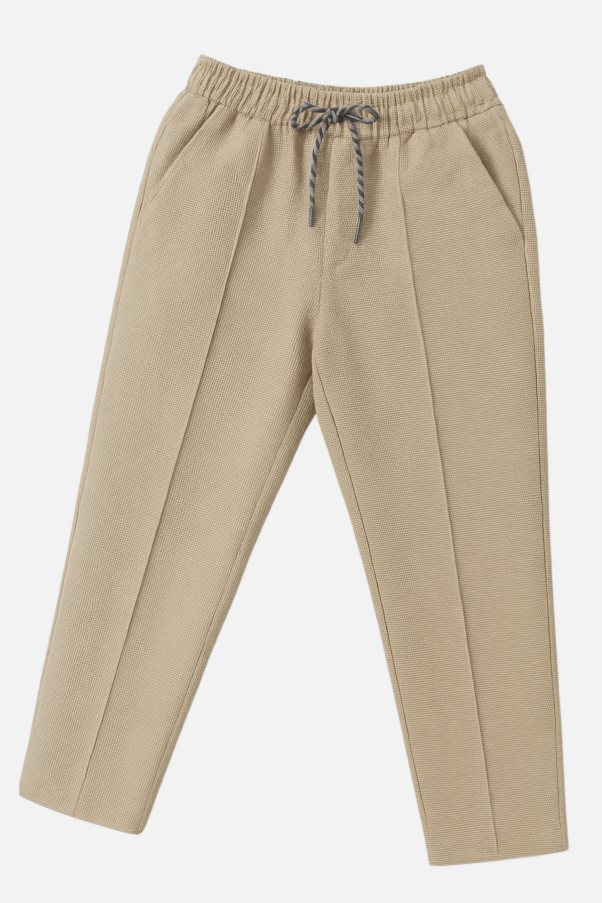 Urban Textured Trouser – Beige