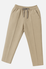 Urban Textured Trouser – Beige