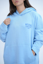 Blue Hoodie Co ord - women