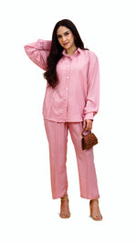 Cotton Slub Rose Blush Coord