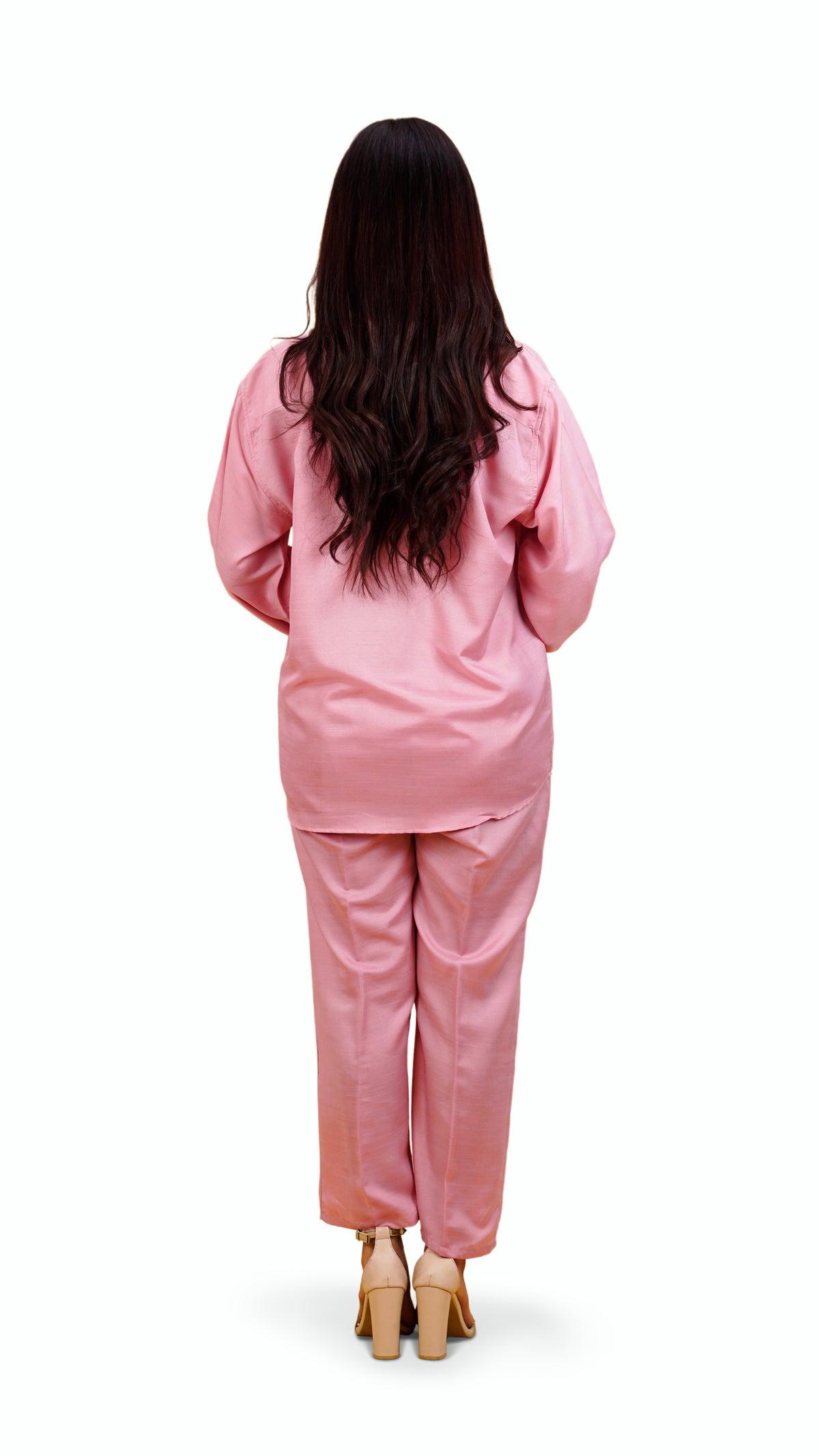 Cotton Slub Rose Blush Coord