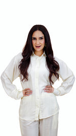 Cotton Slub Off White Coord