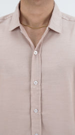 Irish Linen Stone Grey Shirt
