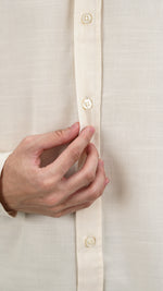 Irish Linen Cream Shirt