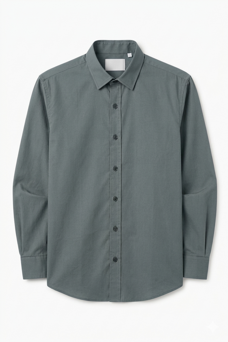 Irish Linen Teal Blue Shirt