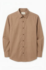 Irish Linen Khaki Shirt